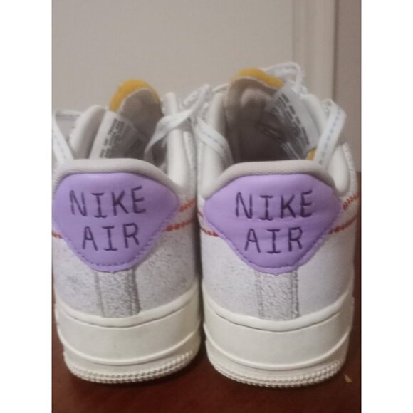 Nike Air Force 1 '07 SE 101 White Purple Sneakers DX2348-100 Women's US 7.5 - Picture 13 of 16